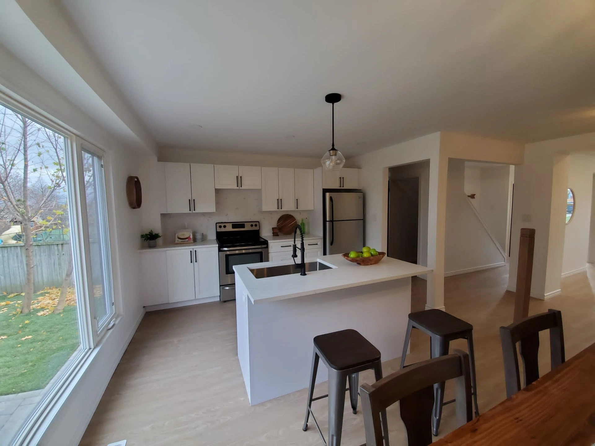 Kitchen cabinets refinished